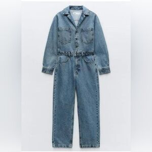 ZARA Z1975 LONG SLEEVE
DENIM JUMPSUIT